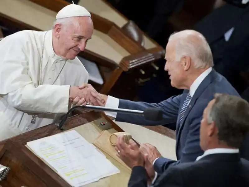 papa francesco e joe biden 2