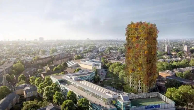 PROGETTO GRENFELL TOWER BOSCO VERTICALE 