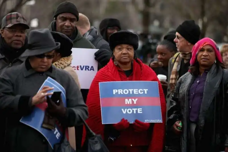 proteste per il diritto al voto