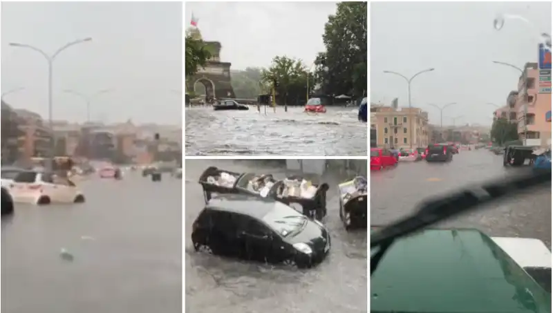 roma corso francia nubifragio 31