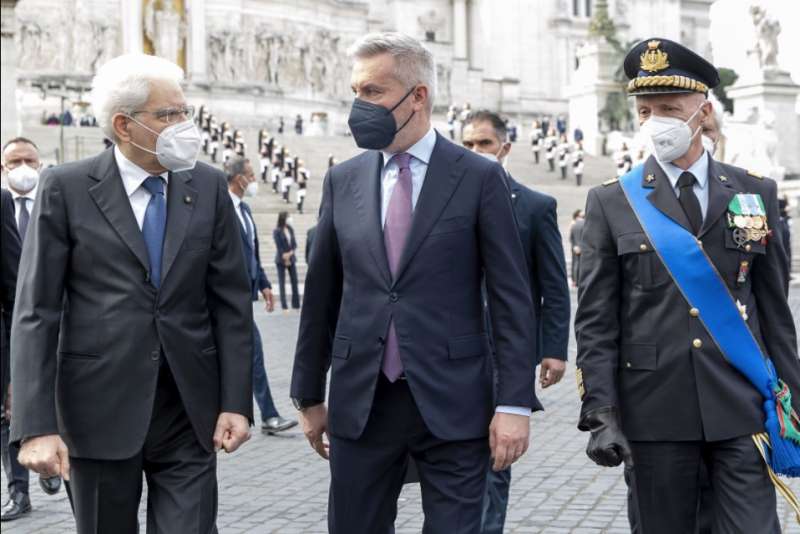 sergio mattarella lorenzo guerini enzo vecciarelli 2 giugno 2021