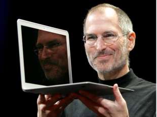 steve jobs macbook air