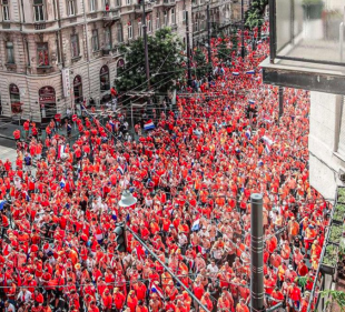 tifosi olandesi a budapest