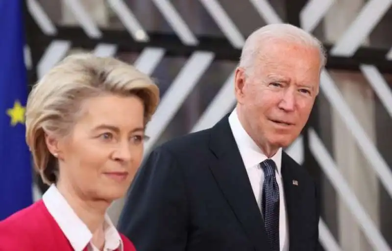 Ursula Von Der Leyen Joe Biden