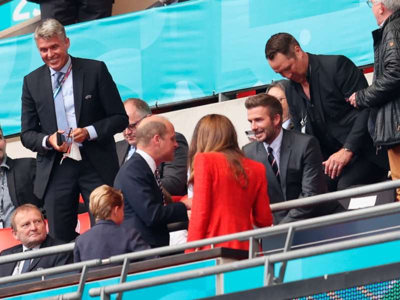 william, kate e george allo stadio per inghilterra germania 1 2