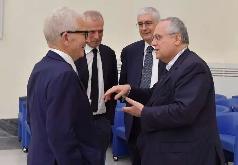 antonio matarrese  marco bianchi  vito tisci  claudio lotito  foto di bacco