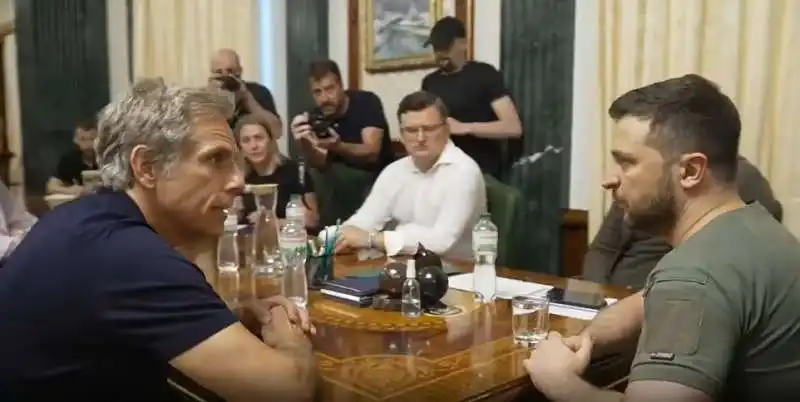 Ben Stiller con Zelensky 2