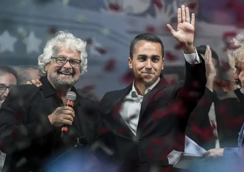 BEPPE GRILLO LUIGI DI MAIO  