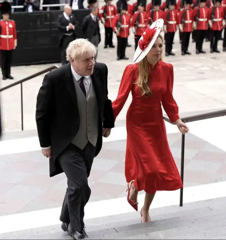 boris johnson e carrie alla cattedrale di st.paul3