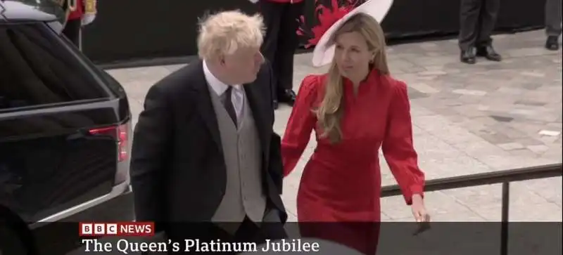 boris johnson e carrie alla cattedrale di st.paul4