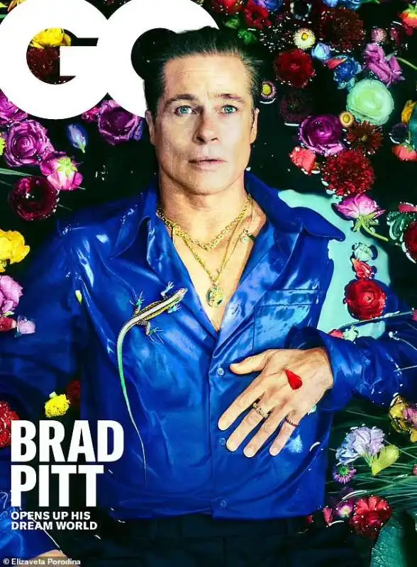 brad pitt sulla copertina di gq