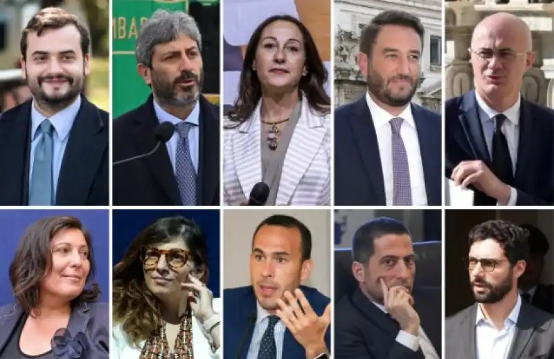 Carlo Siblia, Roberto Fico, Paola Taverna, Giancarlo Cancellieri, Federico D’Inca?, Francesco D’Uva, Gianluca Vacca, Manlio Di Stefano, Laura Castelli, Valeria Ciarambino