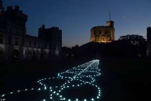 cerimonia di illuminazione a windsor