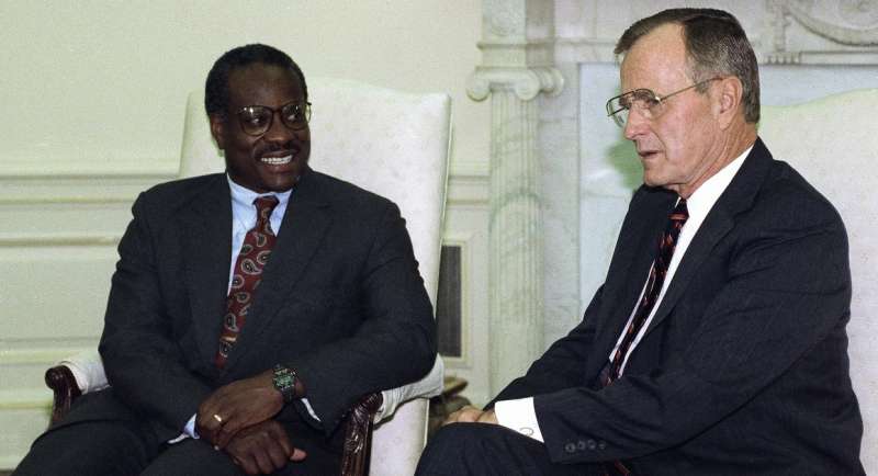 clarence thomas george bush senior