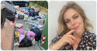 Claudia Gerini denuncia il degrado a Roma