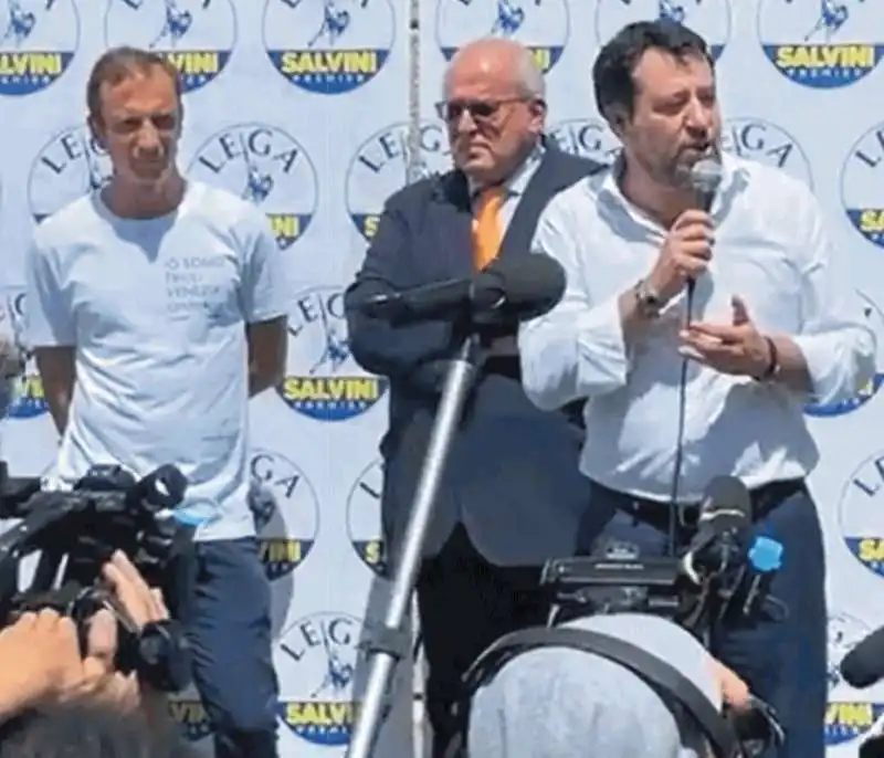 COMIZIO DI MATTEO SALVINI A GORIZIA CON MASSIMILIANO FEDRIGA 