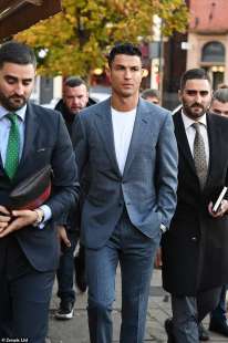 Cristiano Ronaldo con Sergio e Jorge Ramalheiro