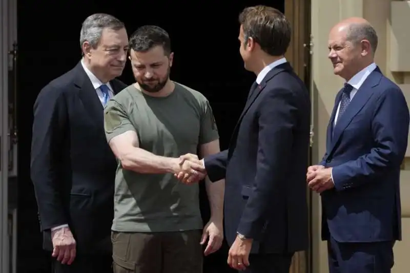 DRAGHI - ZELENSKY - MACRON - SCHOLZ