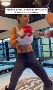 elisabetta canalis che fa kickboxing 4