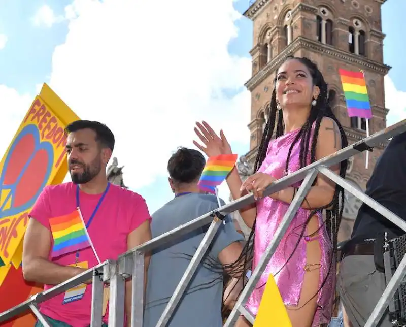 elodie al roma pride 2022  foto di bacco (3)