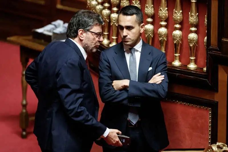 giancarlo giorgetti luigi di maio 