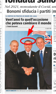 il giornale foto ritoccata di berlusconi uscita nel 2022