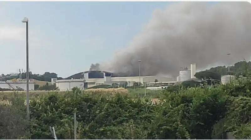 incendio impianto malagrotta