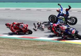 incidente al gp di catalogna