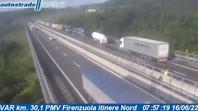 incidente sulla a1 5