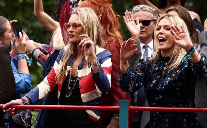 kate moss patsy kensit parata per il giubileo di platino della regina elisabetta