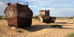 la desertificazione del lago daral