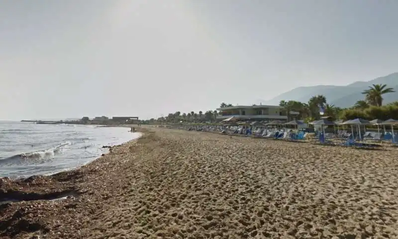 La spiaggia di Creta in Grecia