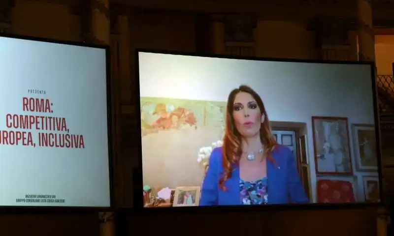 lavinia biagiotti in video messaggio