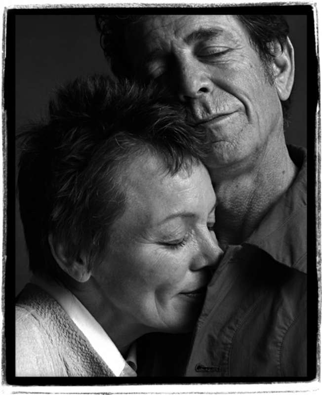 lou reed e laurie anderson fotografati da guido harari