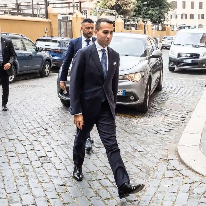 LUIGI DI MAIO ARRIVA ALLA CAMERA 