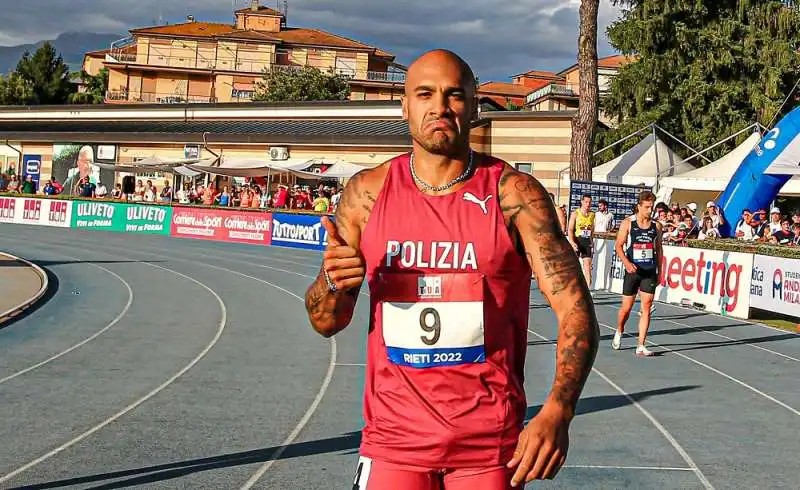 MARCELL JACOBS AI CAMPIONATI ITALIANI DI RIETI 