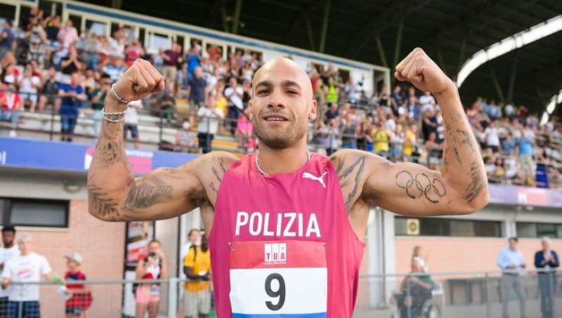 MARCELL JACOBS AI CAMPIONATI ITALIANI DI RIETI