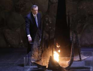 mario draghi allo yad vashem 2