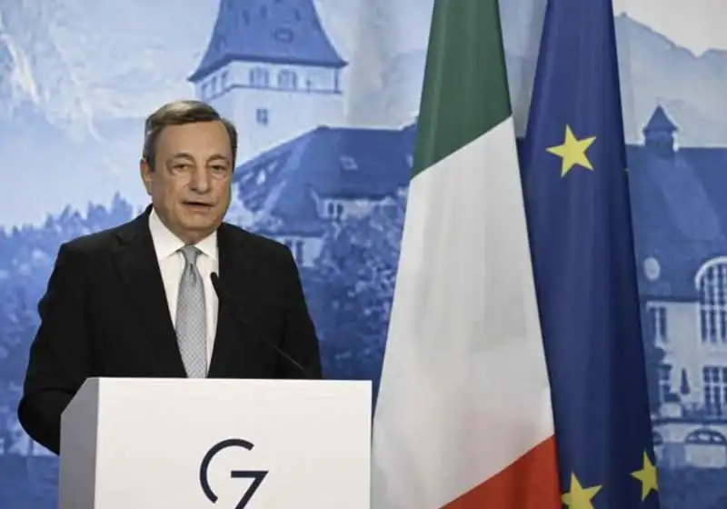 mario draghi   g7 germania