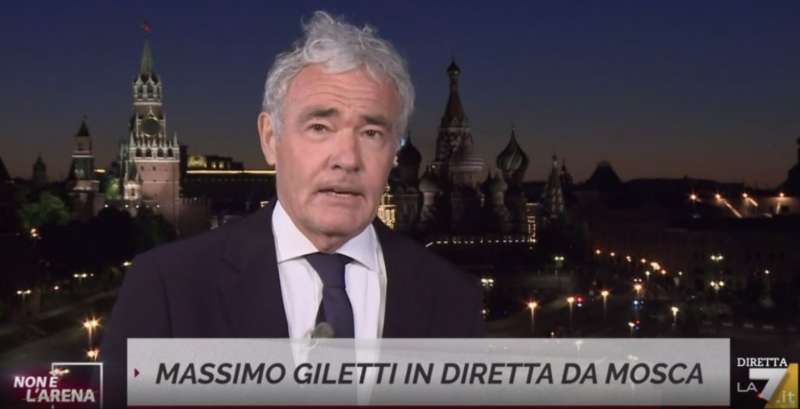 massimo giletti da mosca