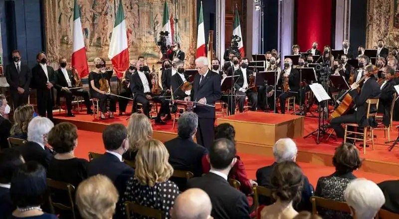 Mattarella al concerto per gli ambasciatori