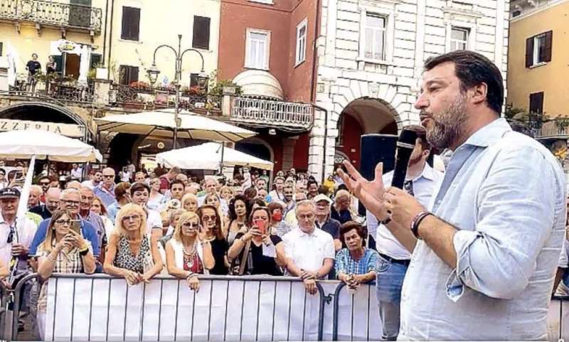 MATTEO SALVINI A DESENZANO DEL GARDA