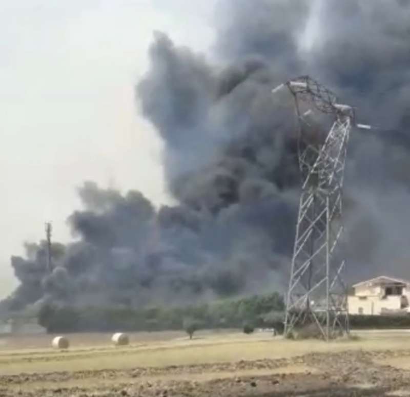 maxi incendio aurelia, a roma 8