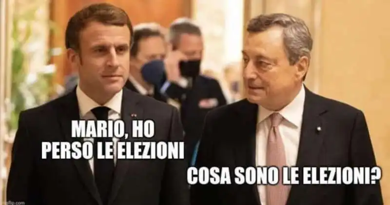 MEME SULLA SCONFITTA ELETTORALE DI MACRON