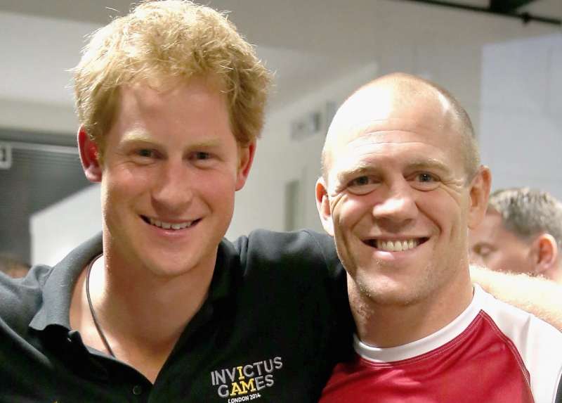 mike tindall e il principe harry