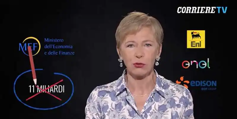 milena gabanelli sugli extraprofitti dei big energetici  1