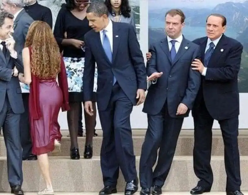 OBAMA MEDVEDEV BERLUSCONI