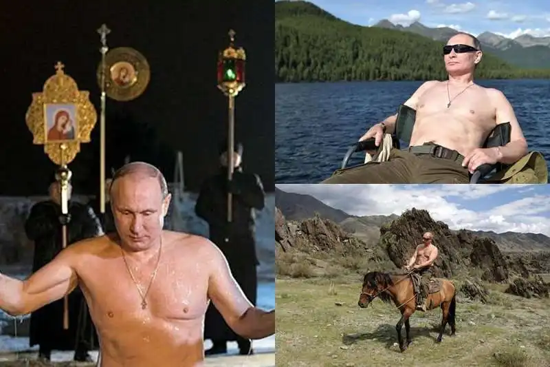 PUTIN A TORSO NUDO 