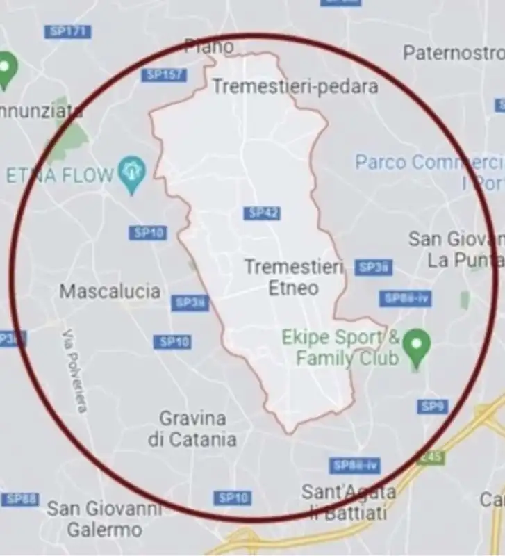 RAPIMENTO DI ELENA DEL POZZO - LA MAPPA 