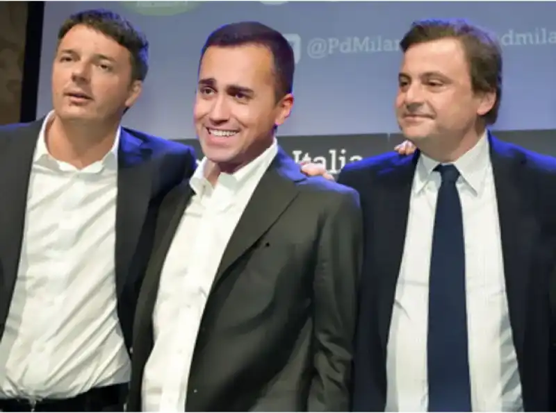 renzi di maio calenda